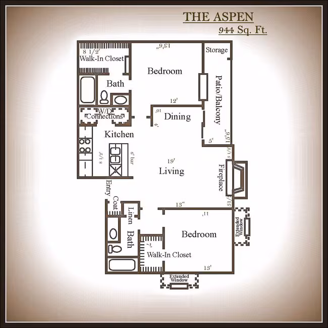 Unit 6010C 6014C floor plan